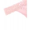 String en dentelle rose pastel lacé