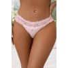 String en dentelle rose pastel lacé