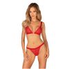 Ensemble lingerie 2 pièces rouge St Valentin