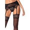 Ensemble lingerie noire 3 pièces dentelle