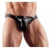 String simili cuir noir homme gonflant