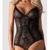 Body dentelle ouvert noir