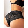 Culotte noire taille haute