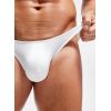 Slip sexy blanc homme semi transparent